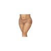 Shorty grande taille en dentelle couleur taupe 